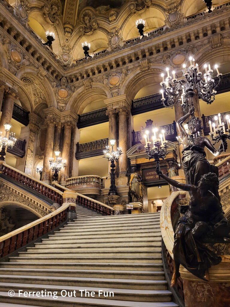 Grand Staircase of the Palais Garnier, Paris Opera House