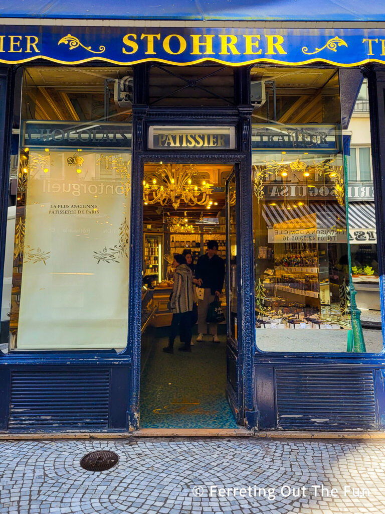 Opened in 1730, Stohrer is the oldest pastry shop in Paris