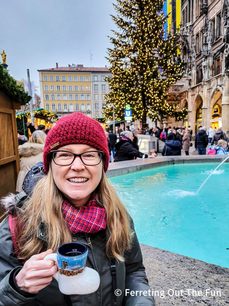 Bundled up at the Munich Christmas Market