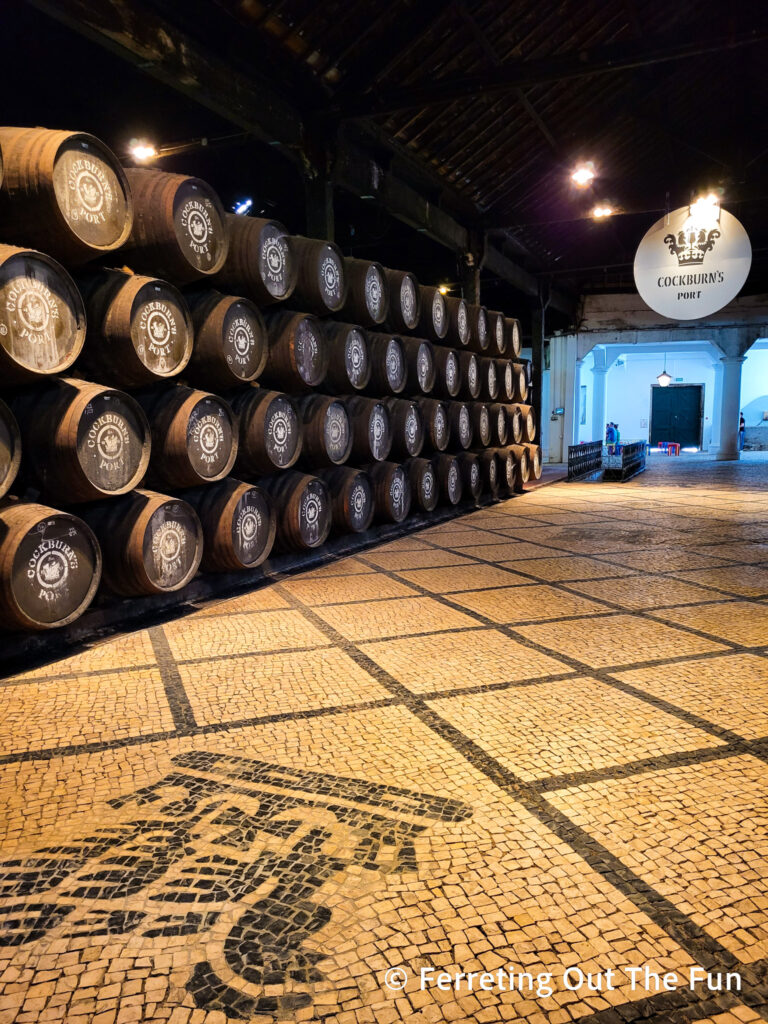 Cockburn's Port Cellar tour in Porto, Portugal