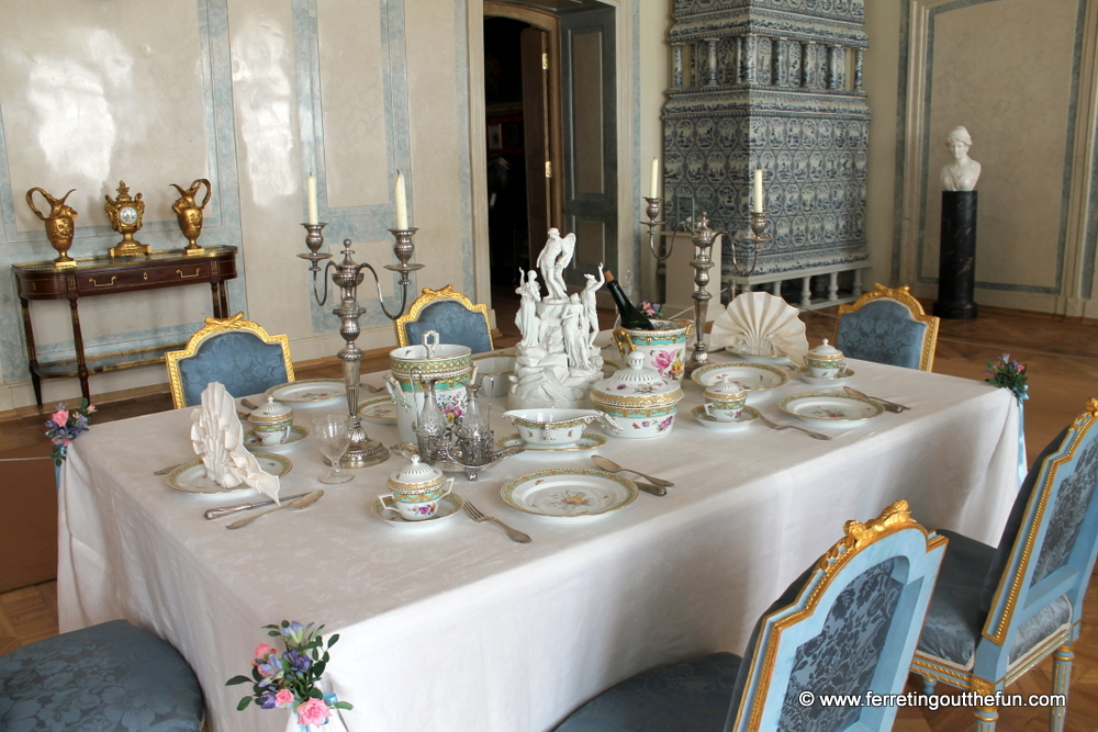 rundale palace dining room