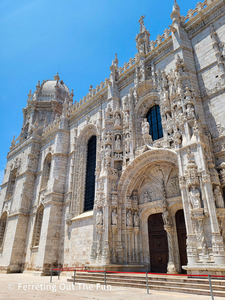 Church of Santa Maria, the chapel of Jeronimos Monastery in Belem, Lisbon