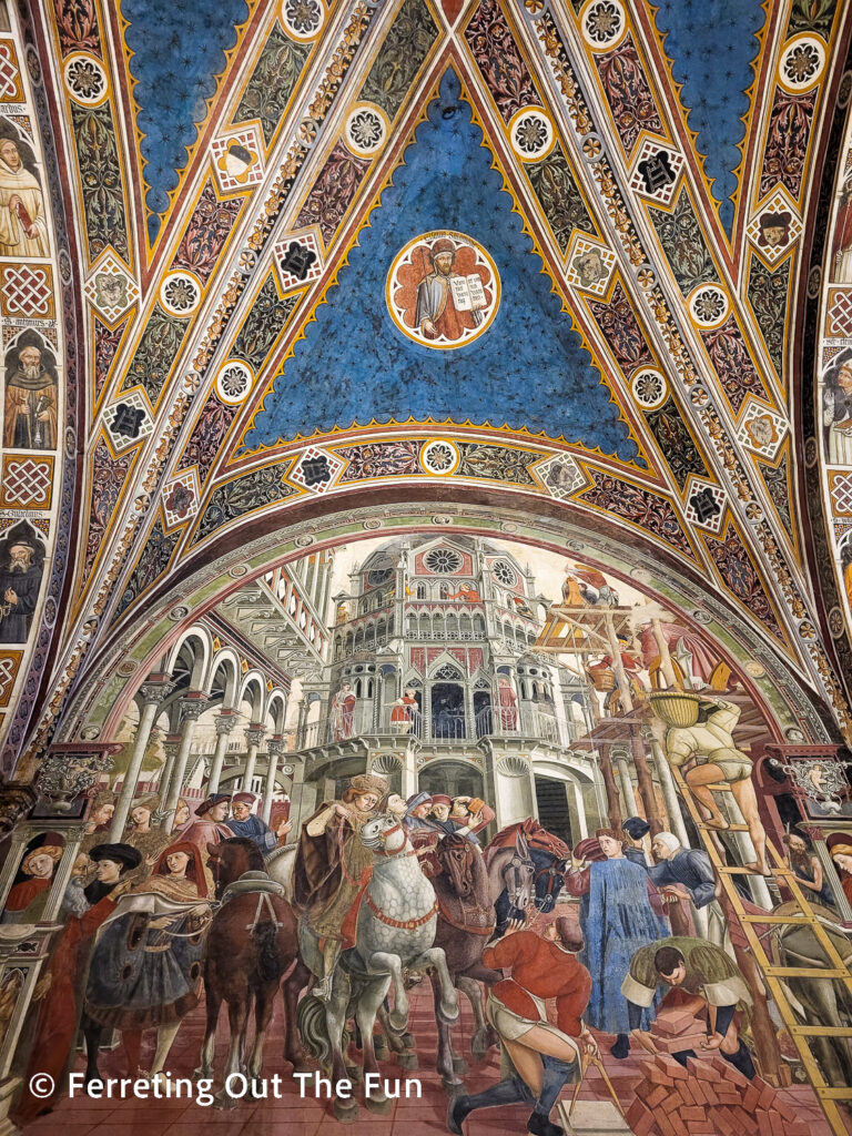 Santa Maria della Scala Pilgrim's Hall in Siena Italy
