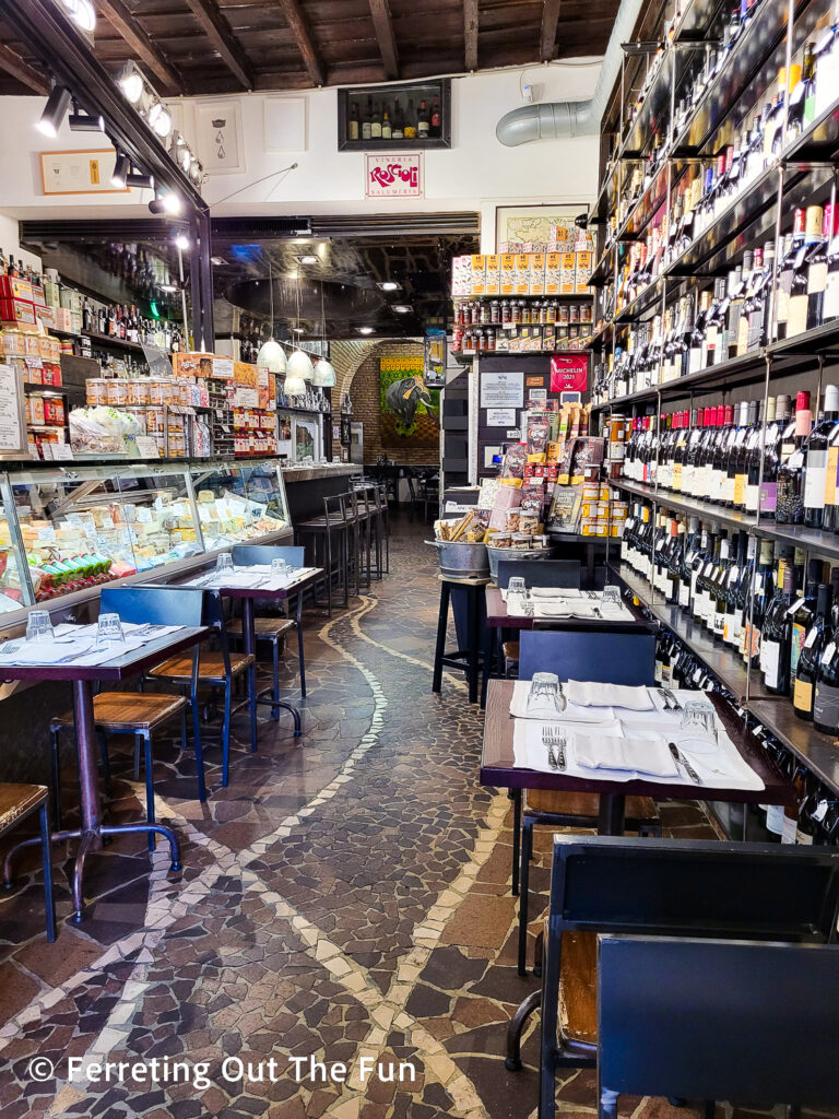 Roscioli Salumeria con Cucina, a sexy deli counter, wine bar, and restaurant in Rome