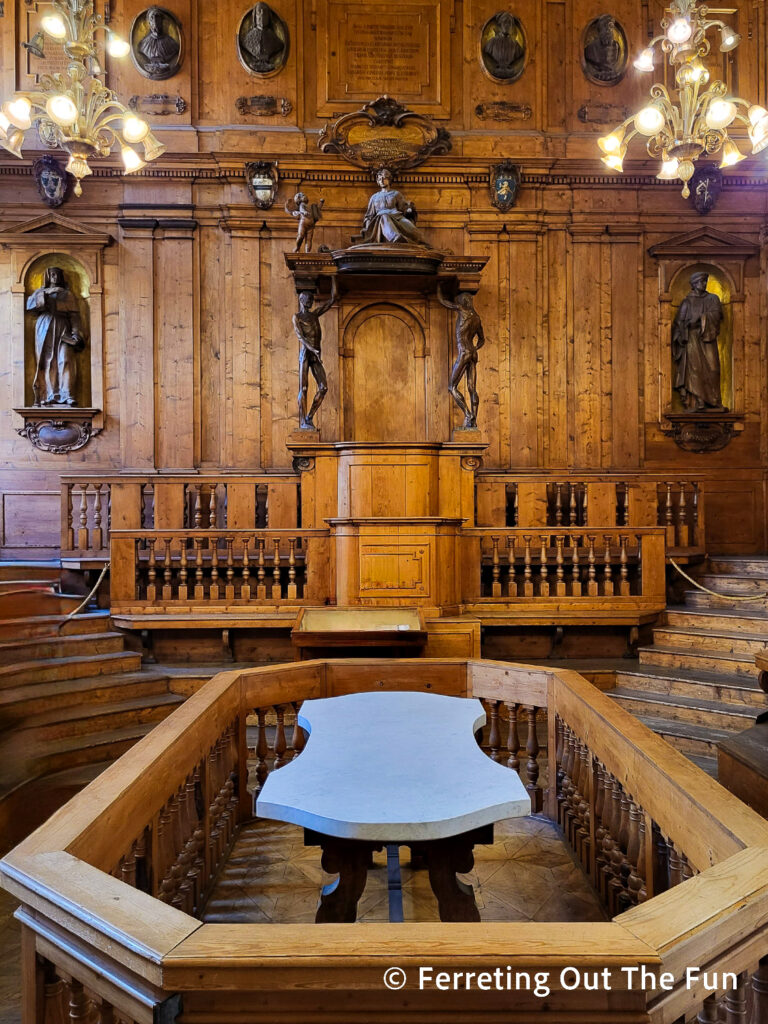 University of Bologna anatomical theater