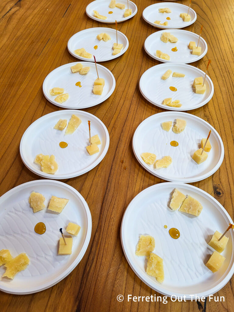 Parmesan cheese tasting and factory tour in Parma Italy