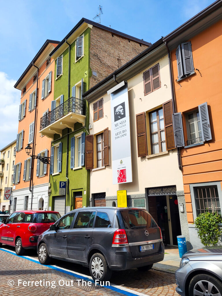 House Museum of Arturo Toscanini, one of Italy's greatest conductors.