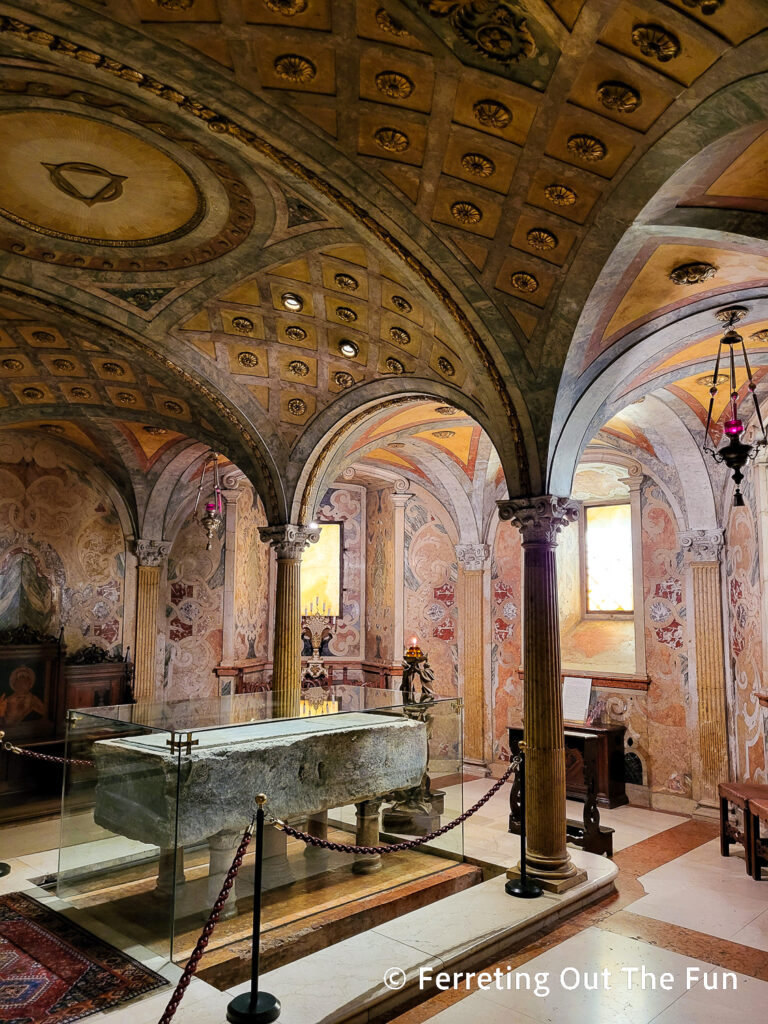 Tomb of St. Geminiano in Modena Cathedral, Italy