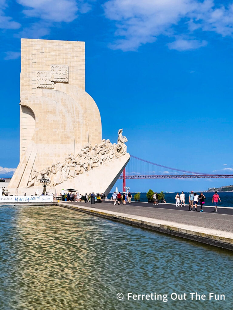 Monument to the Discoveries, dedicated to Portugal's great sea explorers, in Lisbon