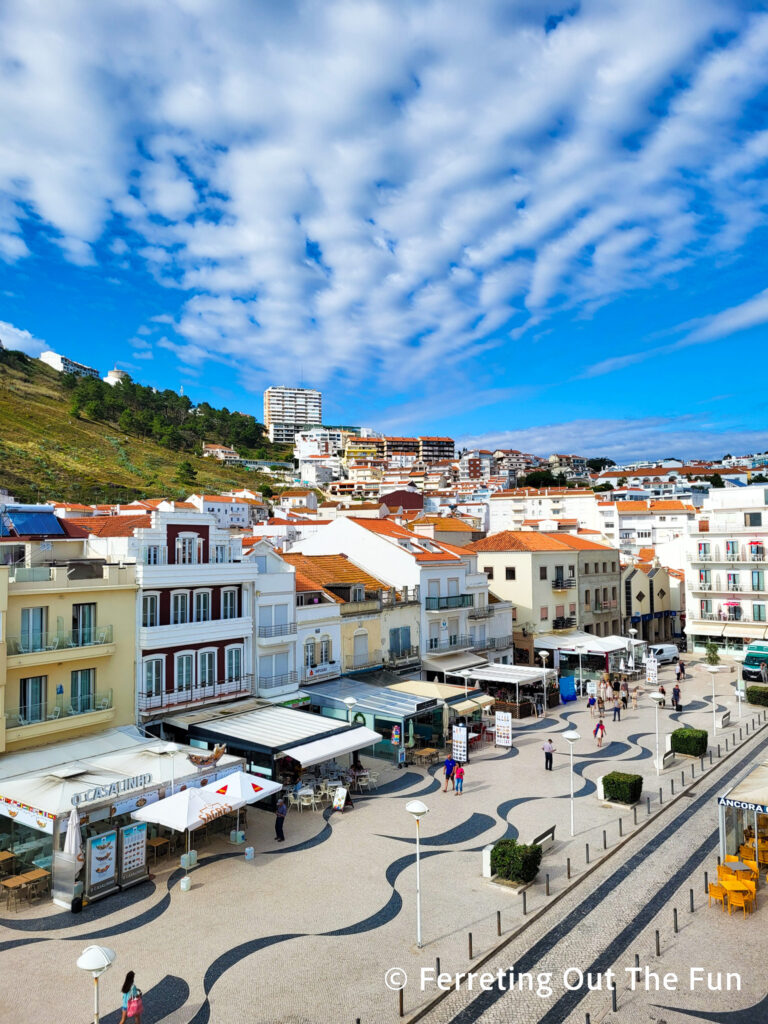 Nazare Portugal colorful beach town