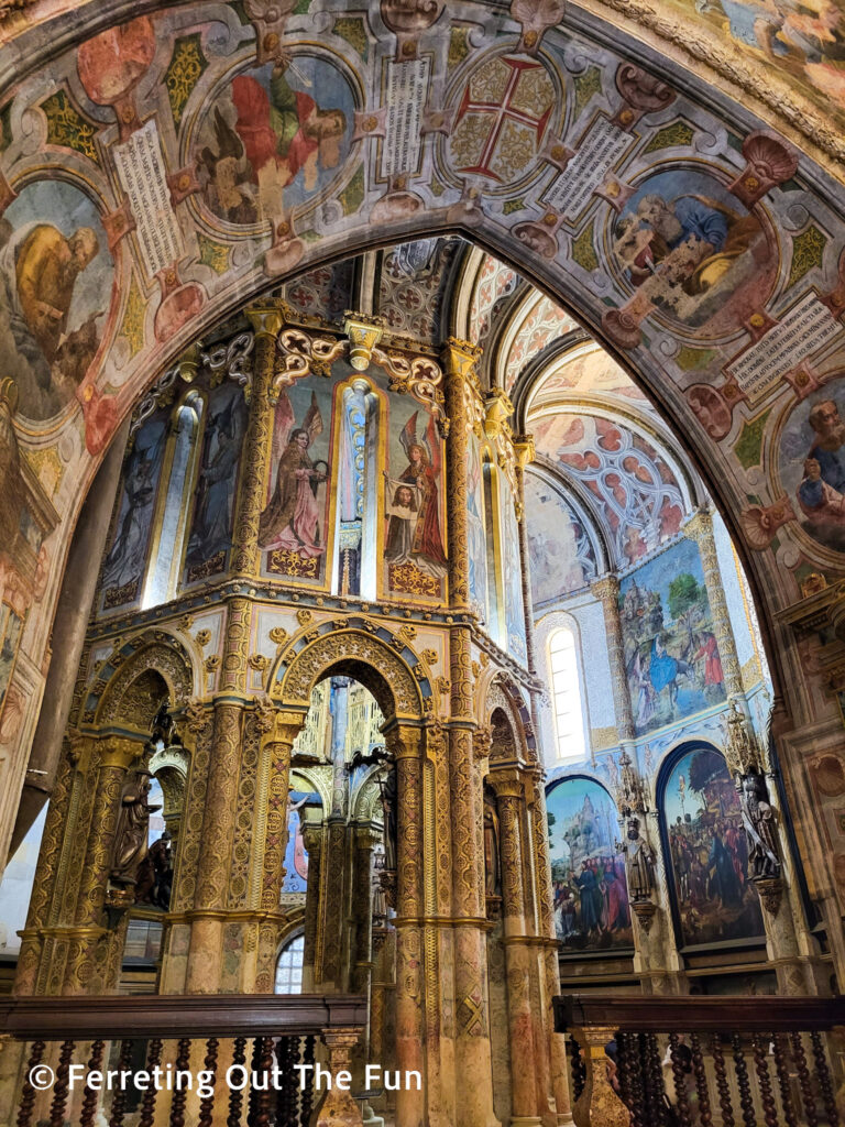 UNESCO-listed rotunda of the Convent of Christ in Portugal