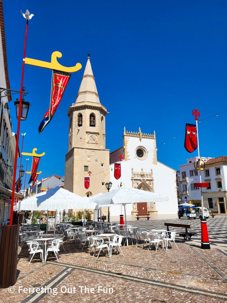 Charming medieval town of Tomar Portugal