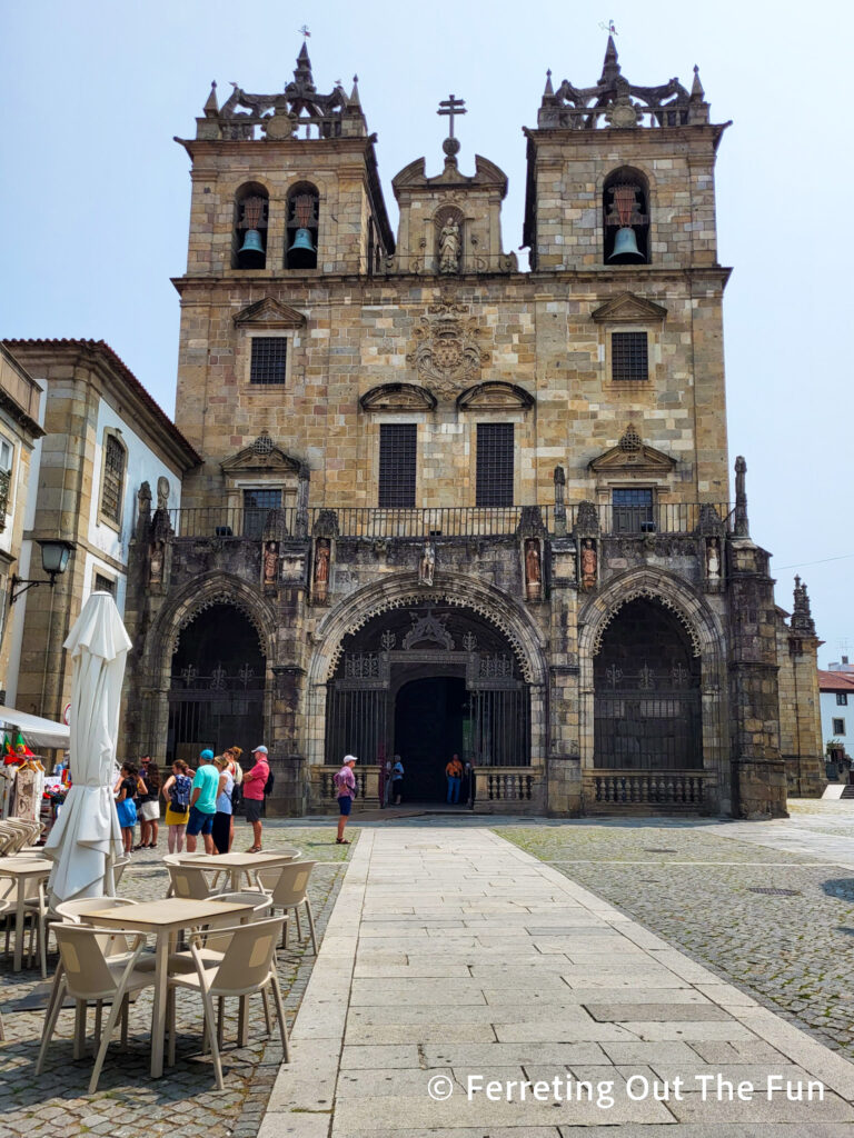 Medieval Braga Cathedral seat of the Archdiocese of Portugal