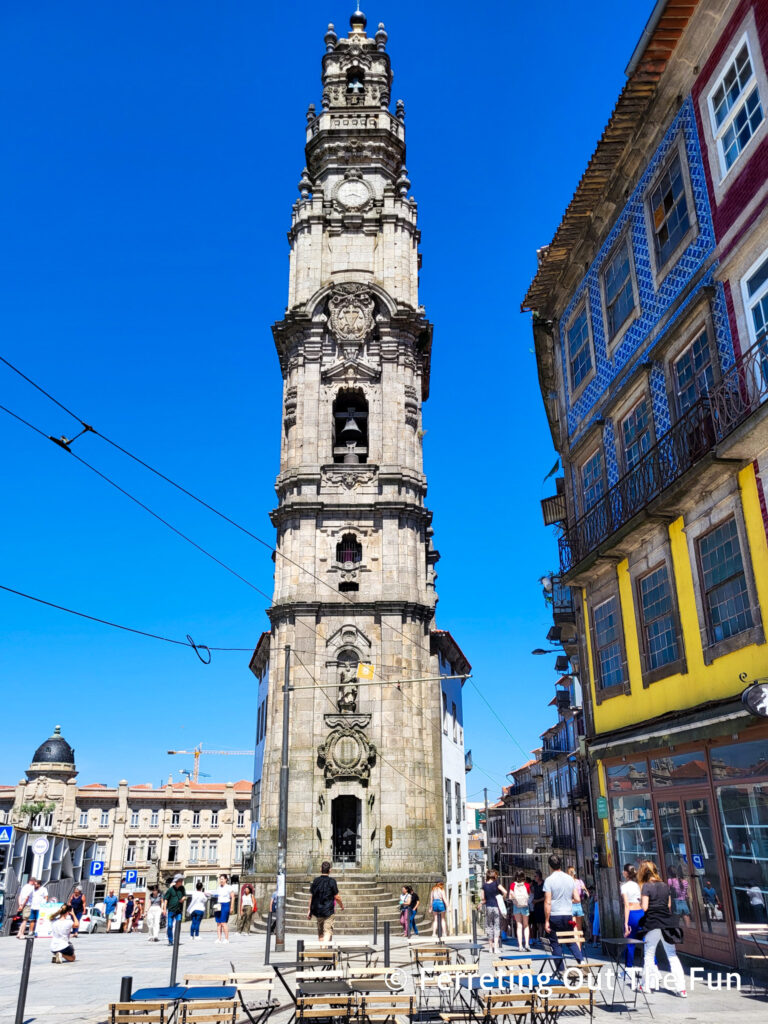 Clerigos Tower is one of the top attractions in Porto