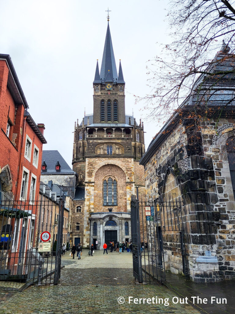 Aachen Cathedral, Germany's very first UNESCO site and burial place of Charlemagne.