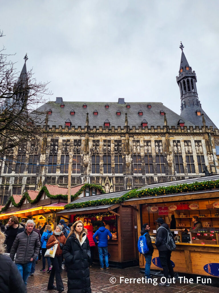 Aachen Town Hall and Christmas Market