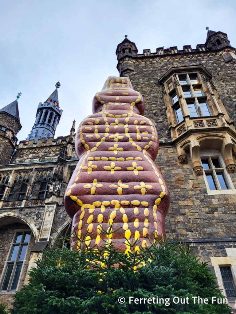 The Aachen printen gingerbread man is a symbol of the city