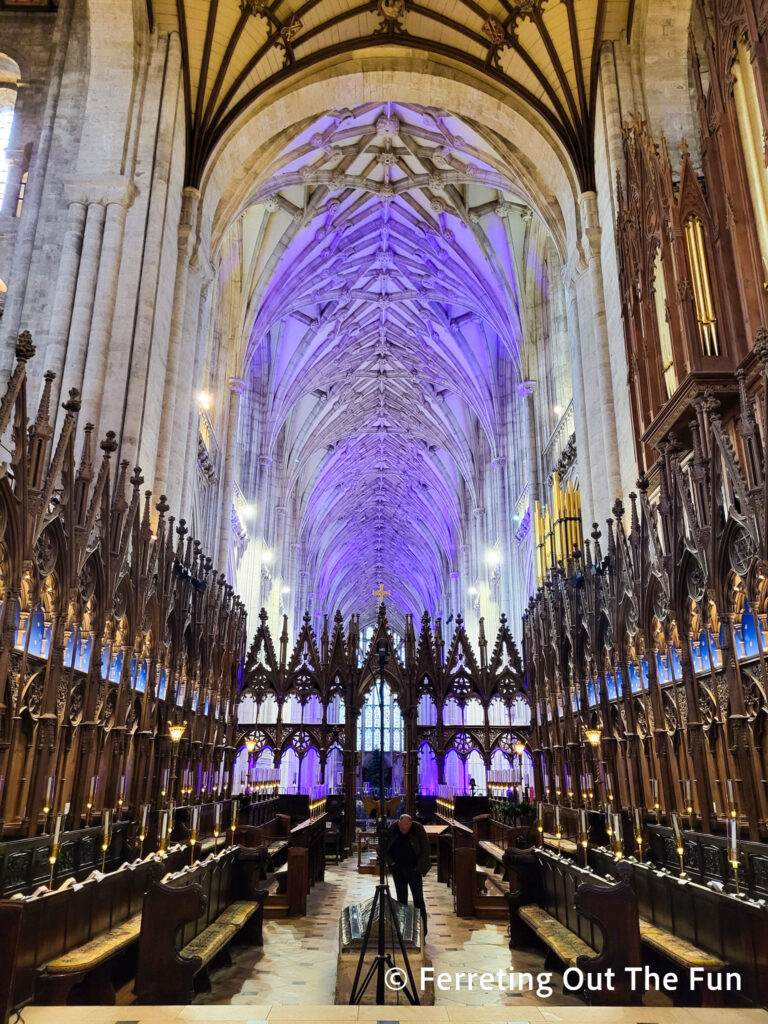 With its 164-meter nave, Winchester Cathedral is the longest intact medieval church in the world