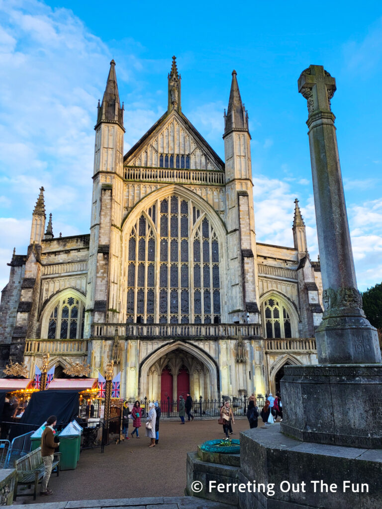 11th century Winchester Cathedral, UK