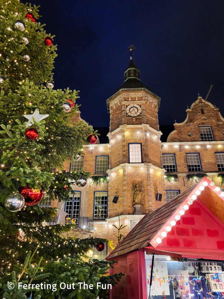 Düsseldorf old town hall Christmas market