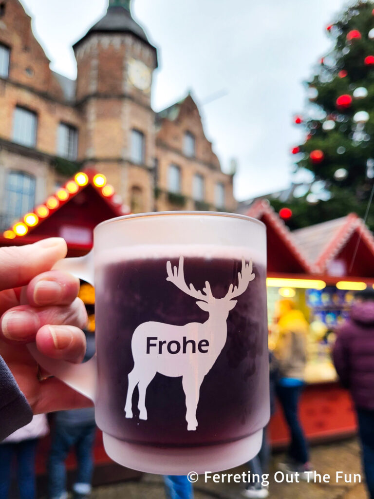 Mulled wine at Düsseldorf Christmas Market